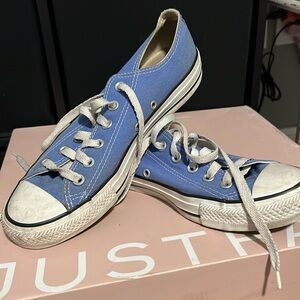 Soft Blue Converse